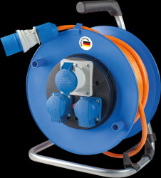 10170 Camping cable reel with polyurethane cable, 25 m