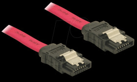84302 Cable SATA 50cm red str/str Metall