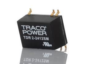 Przetwornica DC-DC, 2W, Uwe 18 → 36 V DC, Uwy 12V dc, Iwy 167mA, TRACOPOWER