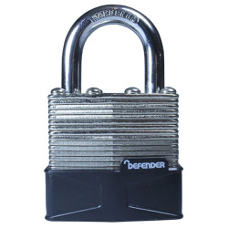 Defender DFLAM40 KA1 Laminated Padlock 40mm Keyed Alike