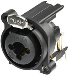 Rean AV RCJ10FA-H Złącze męskie XLR RCJ10FA-H, CuSn6, 1 szt.