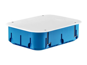 Puszka do pustych ścian P6x60DP 6x60 mm Multibox 2 z pokrywą niebieska 32178203 SIMET