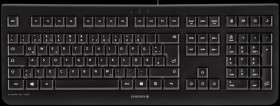JK-0800IT-2 Keyboard - USB - black - Italien Layout