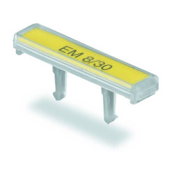 Weidm&#xFC;ller 1806120000 Terminal identifier transparent 50pcs 30x8mm