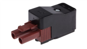 Złącze Wtykowe Do Druku Czarny, Brązowy 2-Żyłowe, Wkręcane, 400 V Montaż Na...