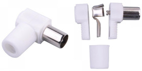 Wtyk antenowy kątowy HQ