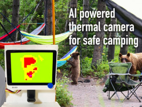 AI powered thermal camera for safe camping