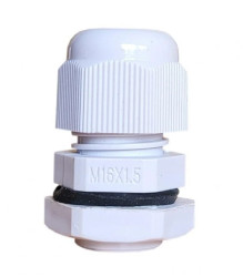 Dławnica kablowa 6-10mm IP67 gwint metryczny jasnoszara M16