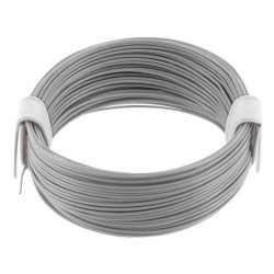 econ connect KL004GR10 Strand 1x0.04mm&#xB2; Grey 10m length