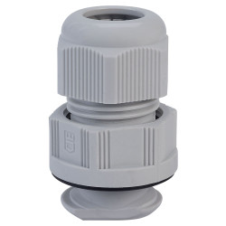 Jacob K341-1020-00 kWik Fix Cable Gland, M20 Light Grey RAL 7035