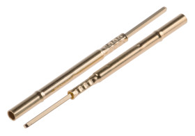 Wtyk testowy sprężynowy, skok: 2.54mm, długość: 23.7mm, Miedź berylowa, 3A,