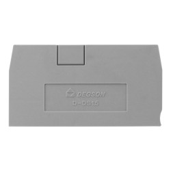 Płytka końcowa do złączki szynowej 1.5mm2 DS1.5 DGN D-DS1.5-01P-11-00AH