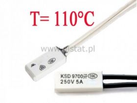 Termostat bimetaliczny NO 110C 5A/250V KSD9700
