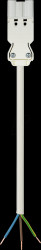 92.232.1004.2 Connection lead, 3-pin, plug - free end, 1.5mm²