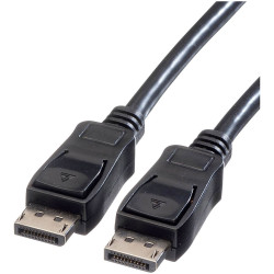 Value 11.99.5609 DisplayPort Cable DisplayPort to DisplayPort 10m Black Shielded