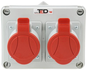 Rozdzielnica budowlana RS-05 2x32A/5P 400V 05.013