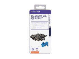 Whadda Transistor and potentiometer set - including storage box