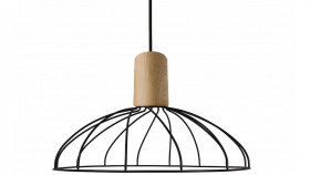 Lampa Wisząca Moderno Z Klatkowym Kloszem Gwint Gu10 Lp-1221/1P B Bk Light...