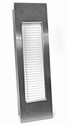 NP-2522 - Panel informacyjny pionowy INOX