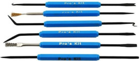 Zestaw narzędzi pomocnych przy lutowaniu, serwisie PCB 1PK-3616