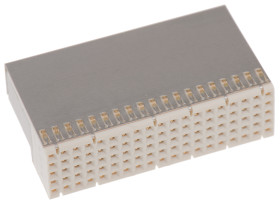 Złącze typu Backplane ERmet Series 2mm Pitch 95-pinowe 5-rzędowe Żeński, Wtłaczane Terminal, 1A ERNI