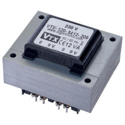 Vigortronix VTX-120-5412-209 PCB Transformer 230V 12VA 9V&#x2B;9V