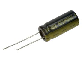 Kondensator; niskoimpedancyjny; elektrolityczny; 2200uF; 6,3V; WLR222M0JG24R; fi 10x24mm; 5mm; przewlekany (THT); luzem; Jamicon