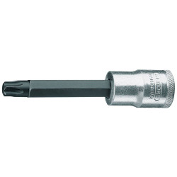 Gedore 6155870 Screwdriver Bit Socket 1/2&quot;, Long TORX T45