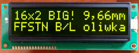 LCD-AC-1602C-DLY Y/KK-E12 C