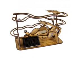 The Solarbotics GraviTrack Solar Marble Machine Kit