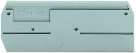 End/Intermediate plate for terminal block, 880-308
