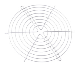 Osłona wentylatora 143mm rozstaw otworów 162mm Stal powlekana tworzywem sztucznym