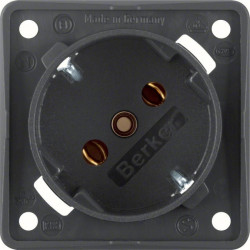 Integro Flow Gniazdo SCHUKO 45st. antracyt mat 841852525