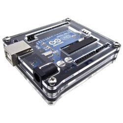 Zebra Classic Arduino UNO Case - Black Ice [Discontinued]