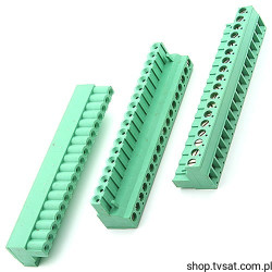 CIF18005 Pluggable Terminal Block 18Pin R5,08 PLUG SAURO