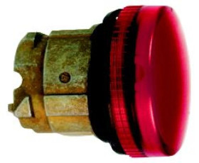 Napęd wskaźnika świetlnego czerwony, O22, czerwony soczewka zwykła zintg. LED ZB4BV043S