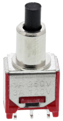 Nasadka przełącznika Chwilowy SPDT średnica wycięcia 4.95mm, montaż PCB RS PRO