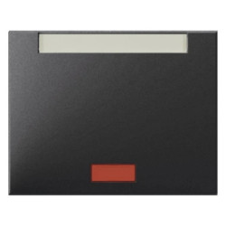 K.1 Klawisz z 5 dołączonymi soczewkami i polem opisowym antracyt mat lakierowany 14157106