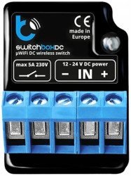 Blebox switchBoxDC - wyłącznik DC - µWiFi