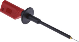 Próbnik, typ końcówki: Sprężynowy, rozmiar: 0.8mm, 1000V ac/dc, Czerwony, Stal nierdzewna, -25 → +70°C