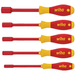 Wiha 29466 SoftFinish&#xAE; electric Hex Nut Driver Set, 5 Piece