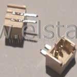 WN 02R Złącze męskie kątowe 2 styki r= 1,25mm