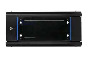 Szafa rack montowana na ścianie Extralink 4U 600x600 Czarna
