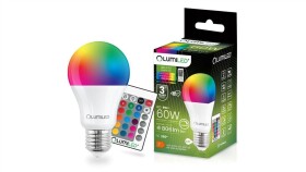 Żarówka SMART LED E27 A60 9W 806lm RGBW DIM + pilot