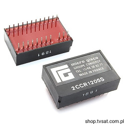 2CCR1205S DC-DC 12V to 5V 100mA MODULE MICROGISCO