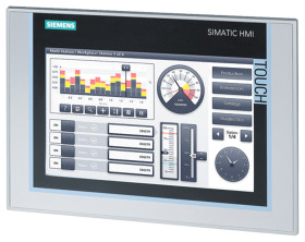 Panel HMI 9 cali Siemens SIMATIC rozdzielczość: 800 x 480 TFT IP20, IP65 Ethernet, MPI, Profibus DP, USB 274 x 190 x