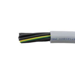 Control Cable liczba żył 9 1 mm² Nieekranowany Alpha Wire średnica zew 10.05mm Szary