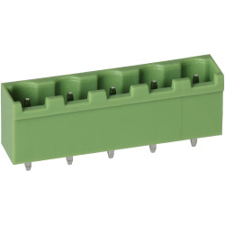 TruConnect 211876 7.62mm 5 Way 15A 300V Header Straight Top Entry Closed