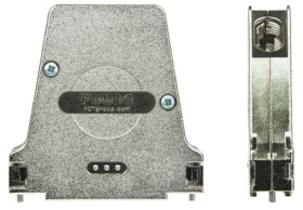 Osłona tylna D-Sub 37 -pinowe Cynk odlewany Kątowy FCT from Molex C