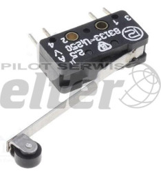 Przełącznik krańcowy z dźwignią i rolką 34,4mm